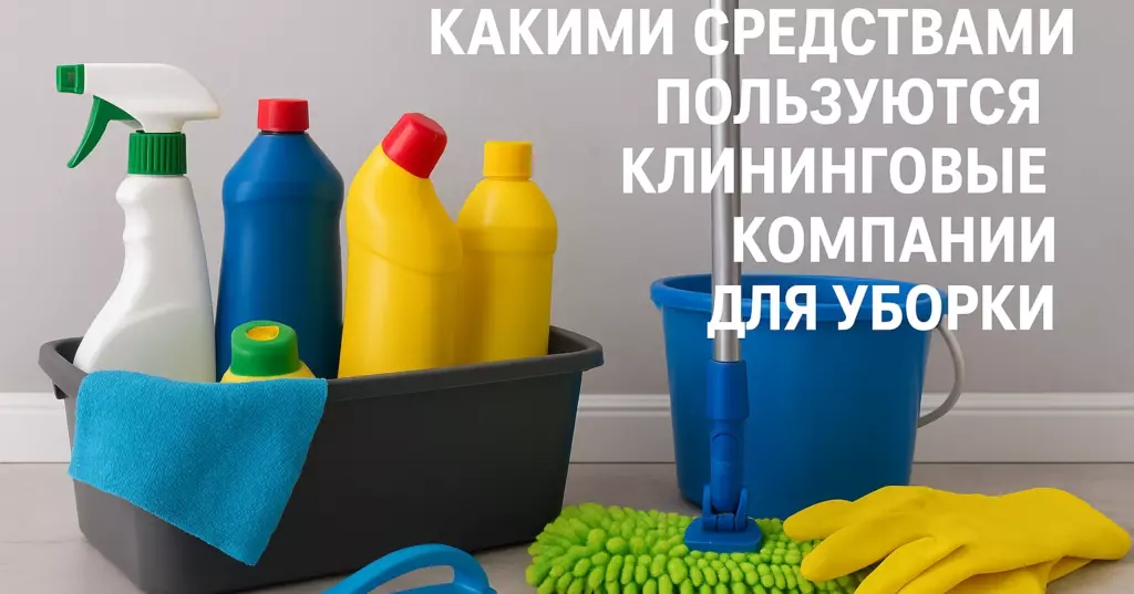 Какими средствами пользуются клининговые компании для уборки