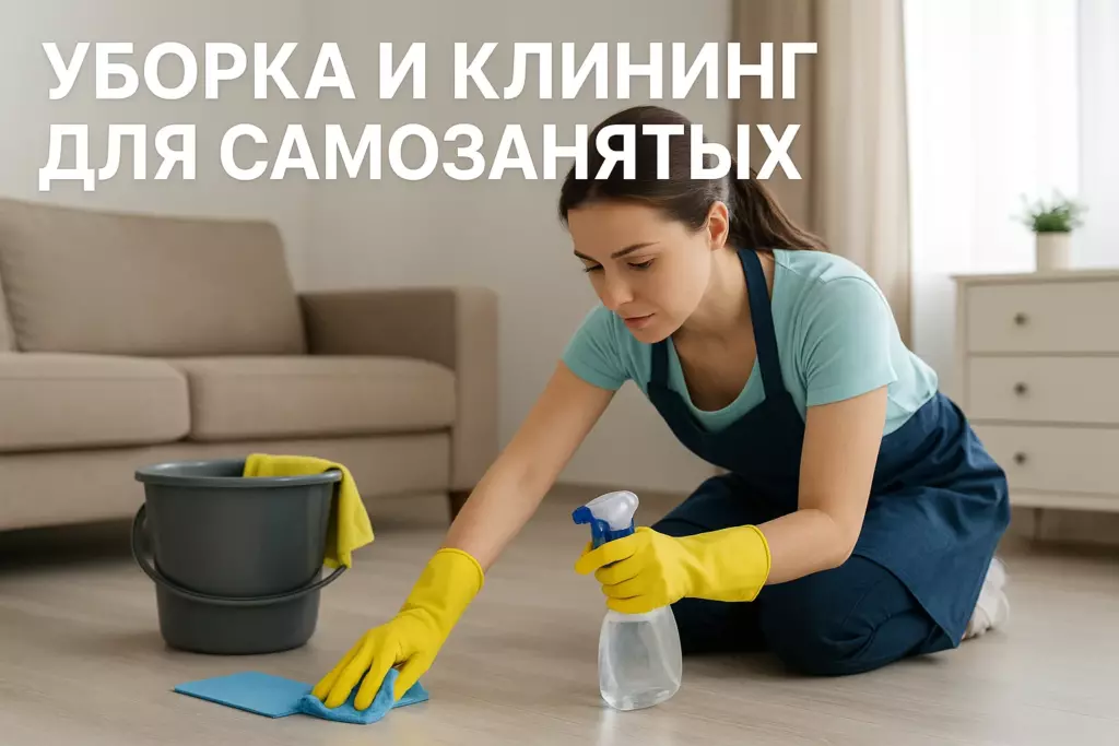 Уборка и клининг для самозанятых